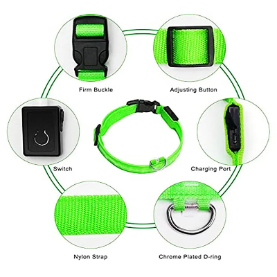 
                  
                    Green LED Collar
                  
                