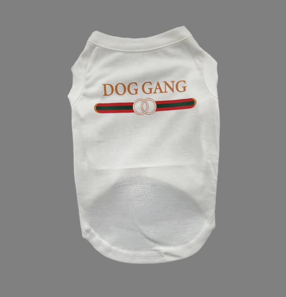 Designer Dog Clothes and Accessories, Dog Halloween Costume, Dog Clothing for Small Dogs, Dog Gang T-Shirt, Small Dog Sweater