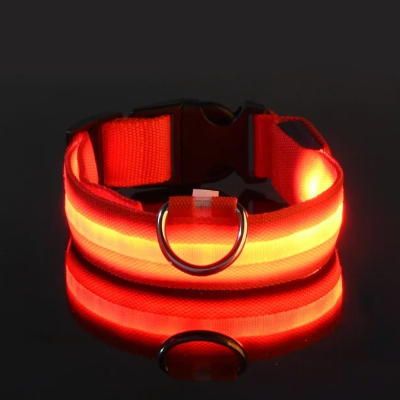 Red LED Collar